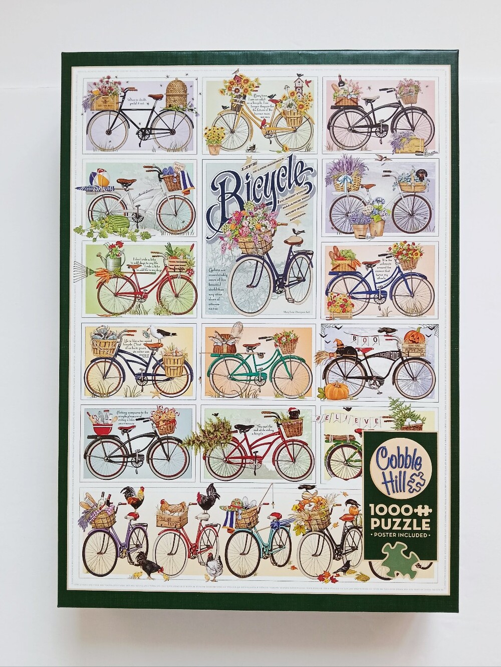 Bicycles 1000-piece puzzle by Cobble Hill